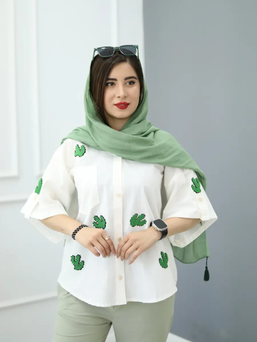 شومیز نیلای
